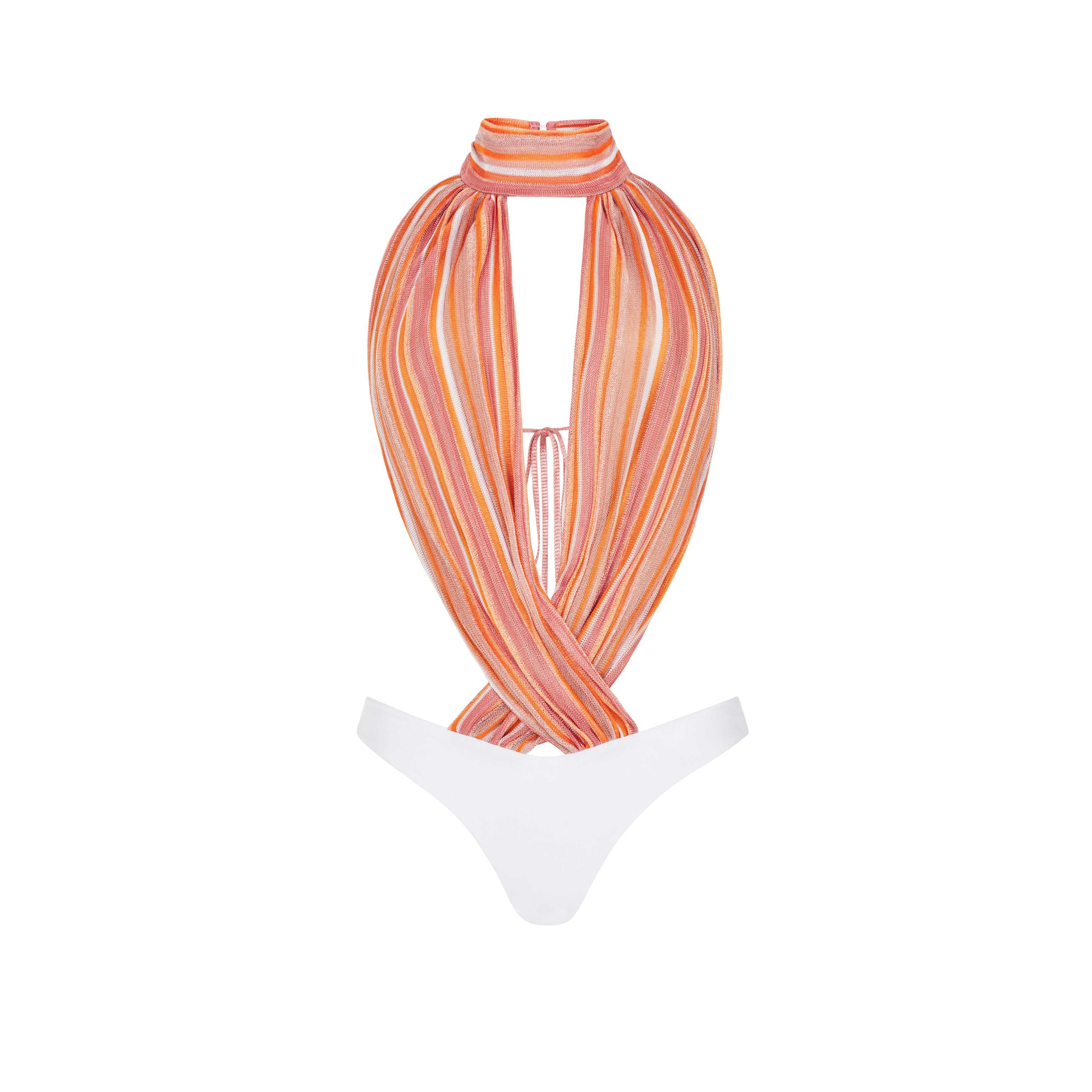 Halterneck Bodysuit - Blush Pink