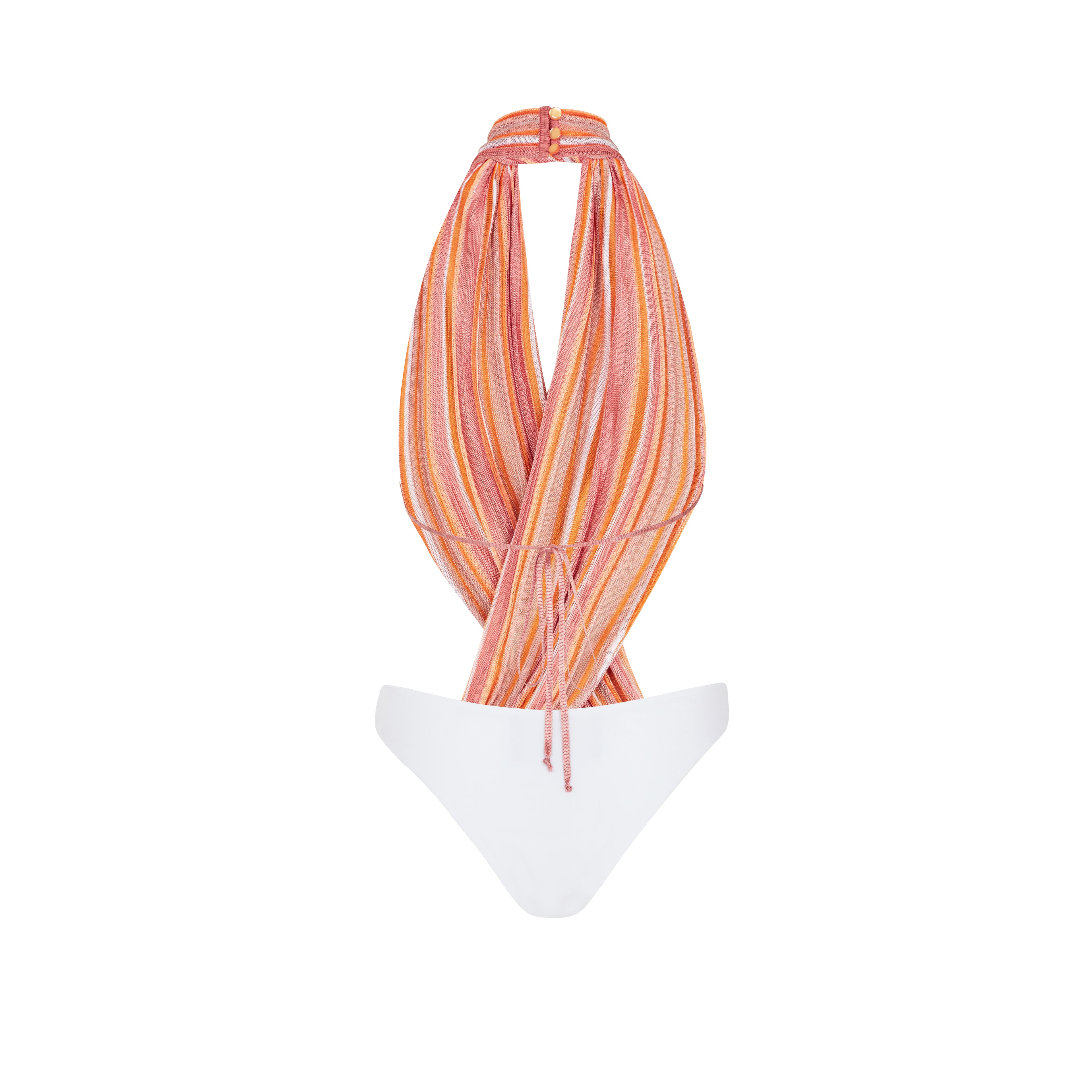 Halterneck Bodysuit - Blush Pink