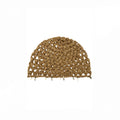 Embellished Crochet Hat - Bronze