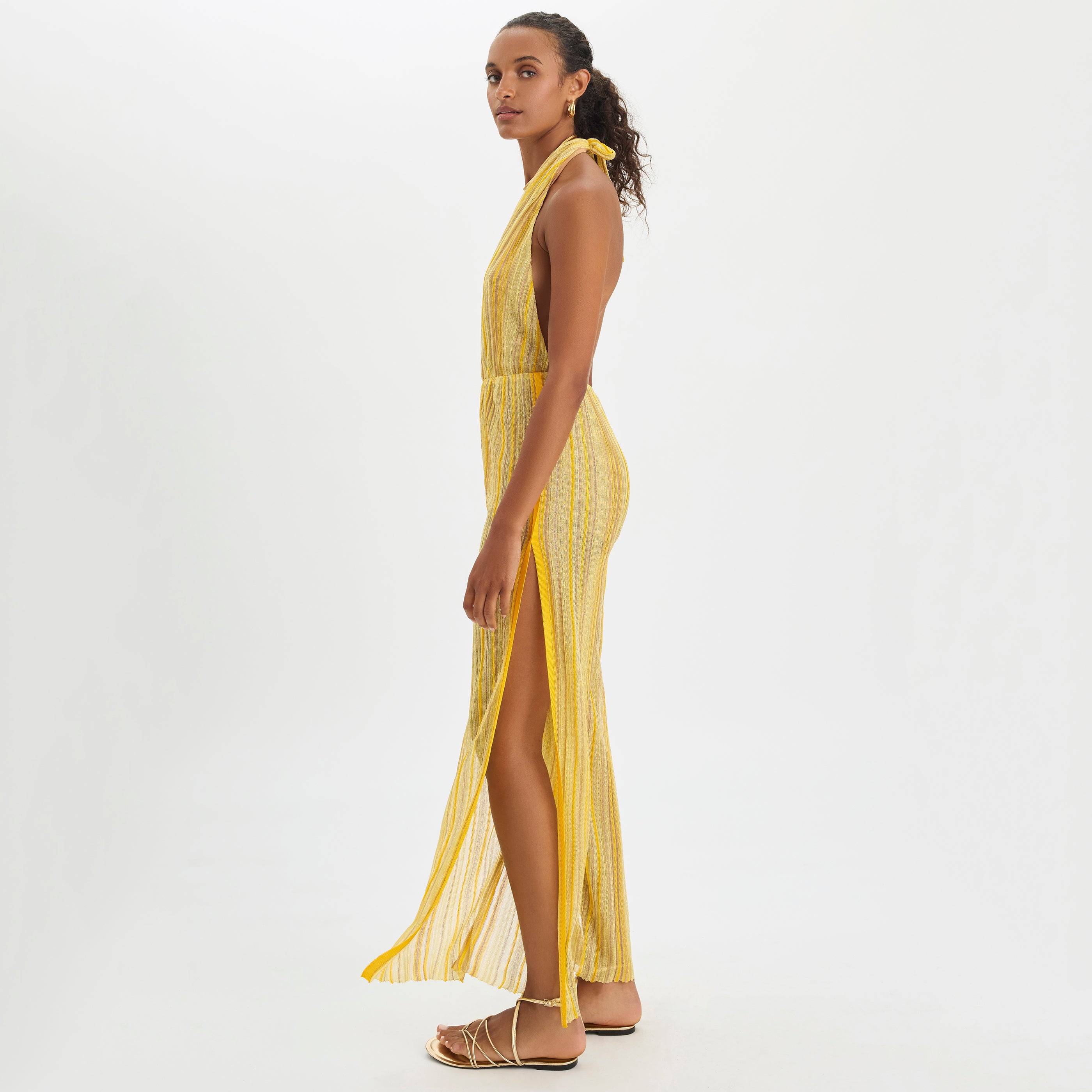 Alexis Jumpsuit Sunshine Yellow - Luxury Resort Jumpsuit