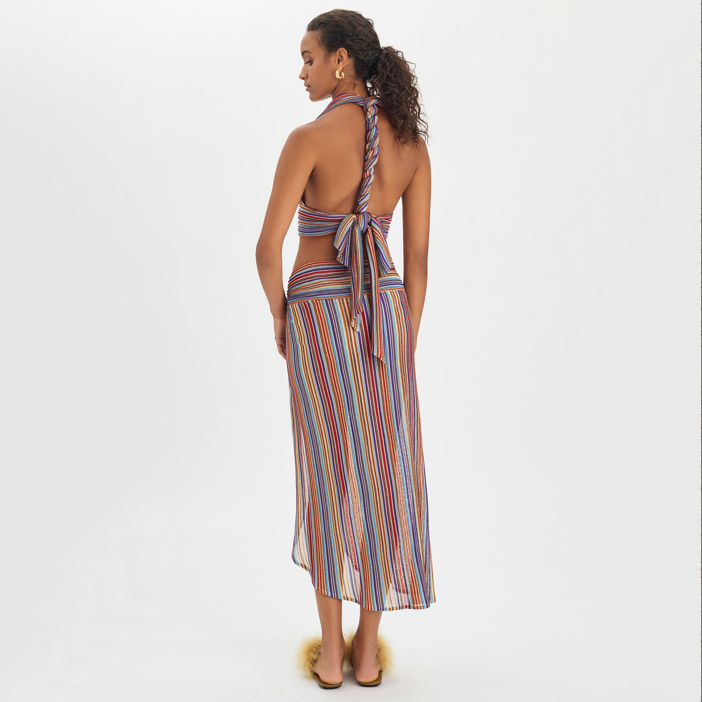 Noa Sarong Skirt - Berry Fig