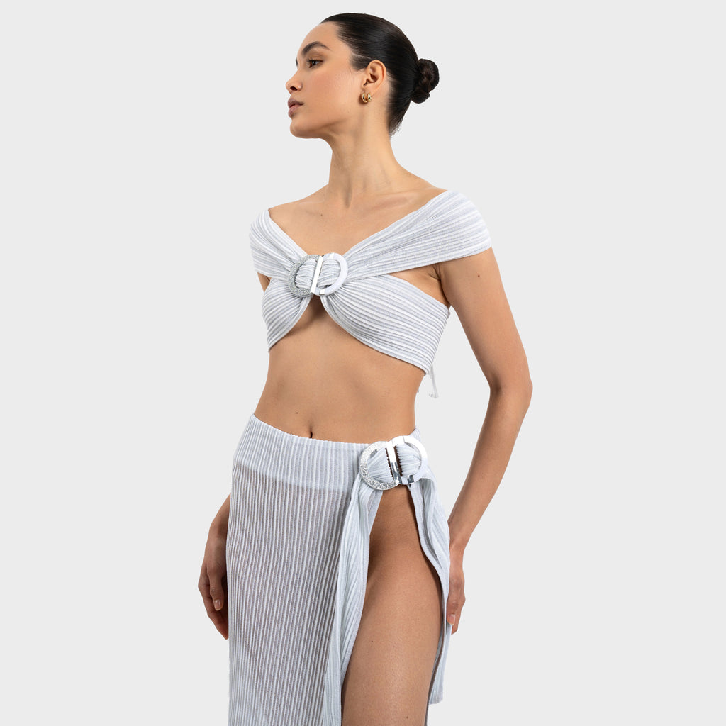 Liv Skirt - Stardust White