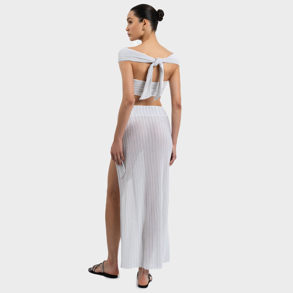 Liv Skirt - Stardust White