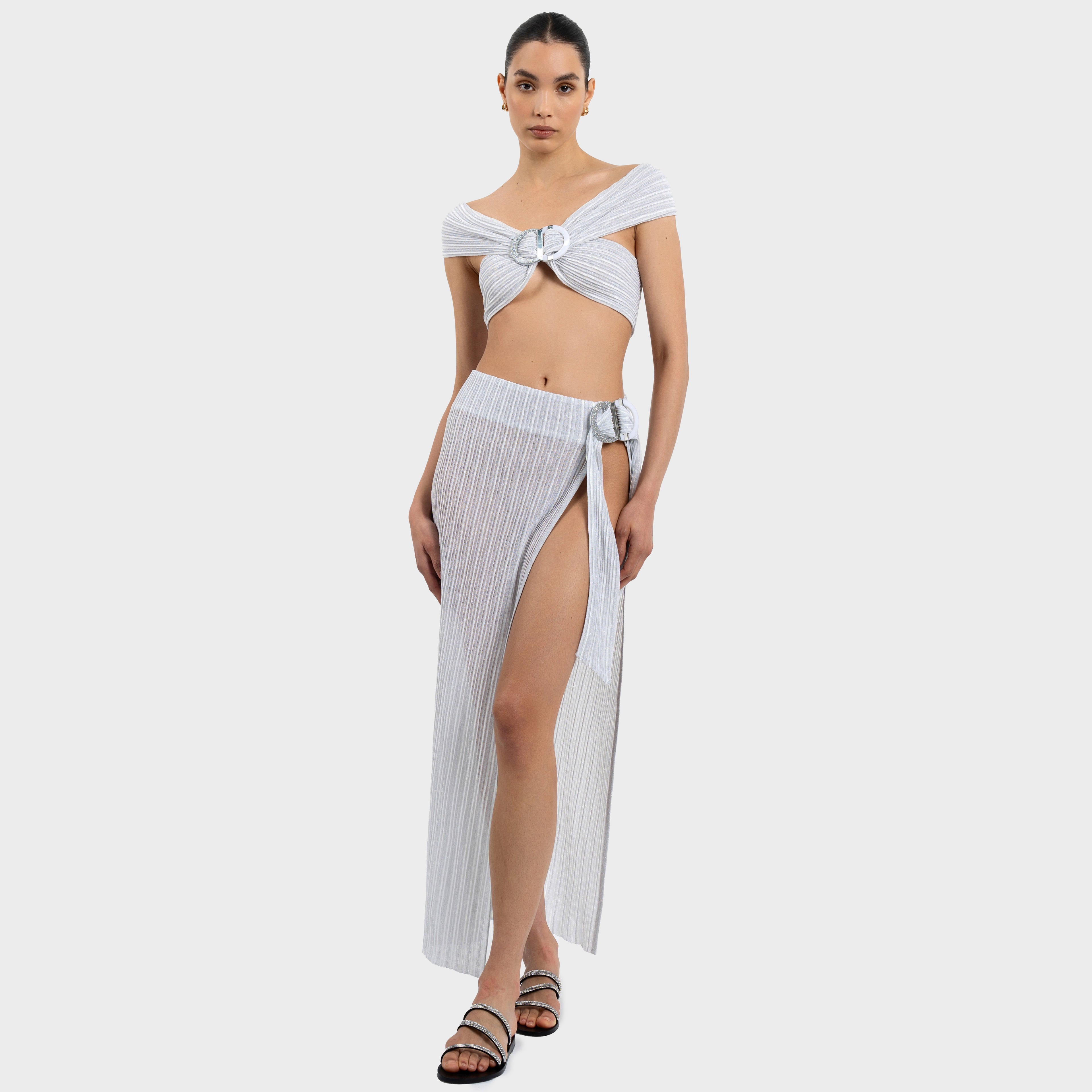 Liv Skirt - Stardust White