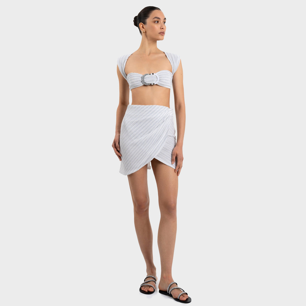 Lila Skirt - Stardust White