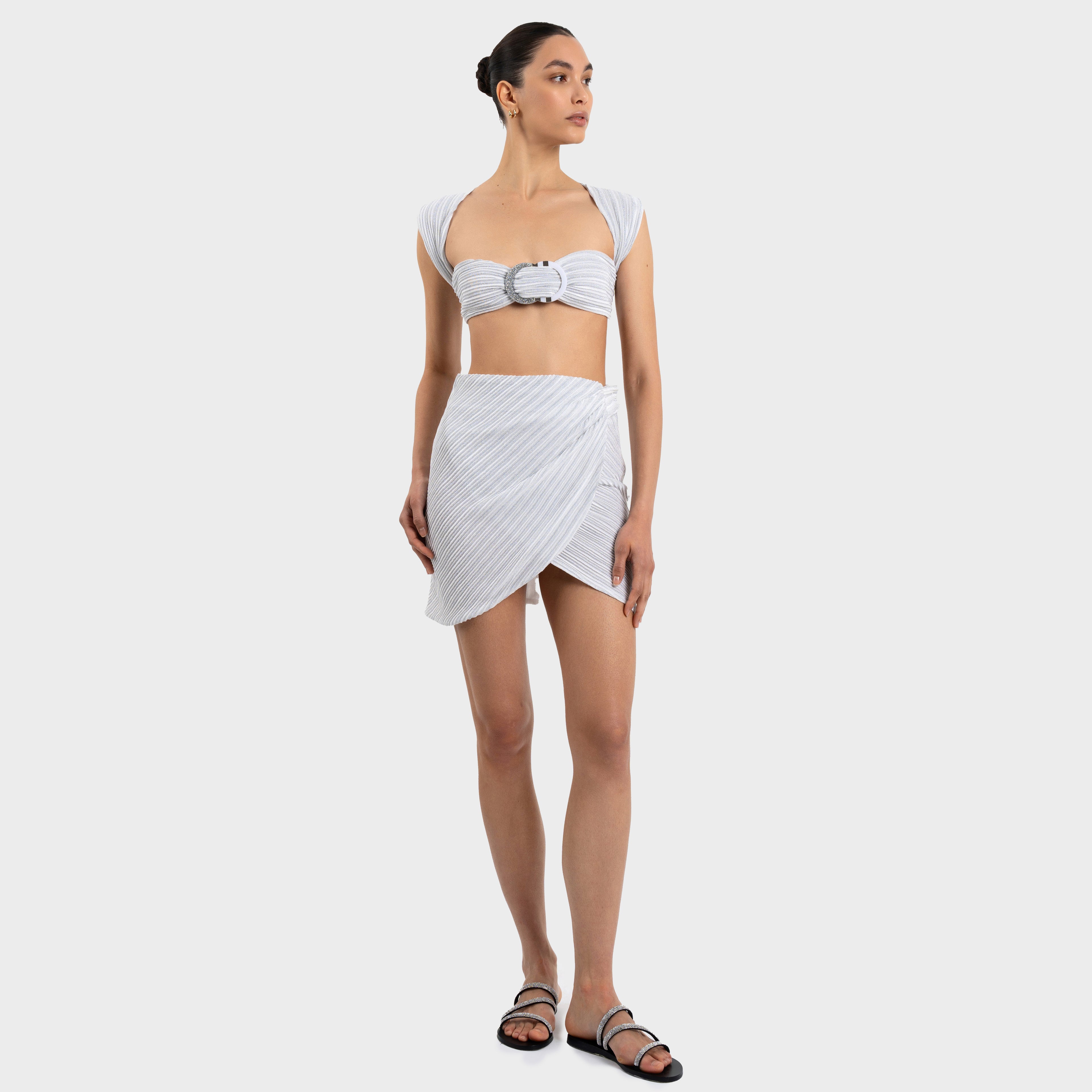 Lila Skirt - Stardust White