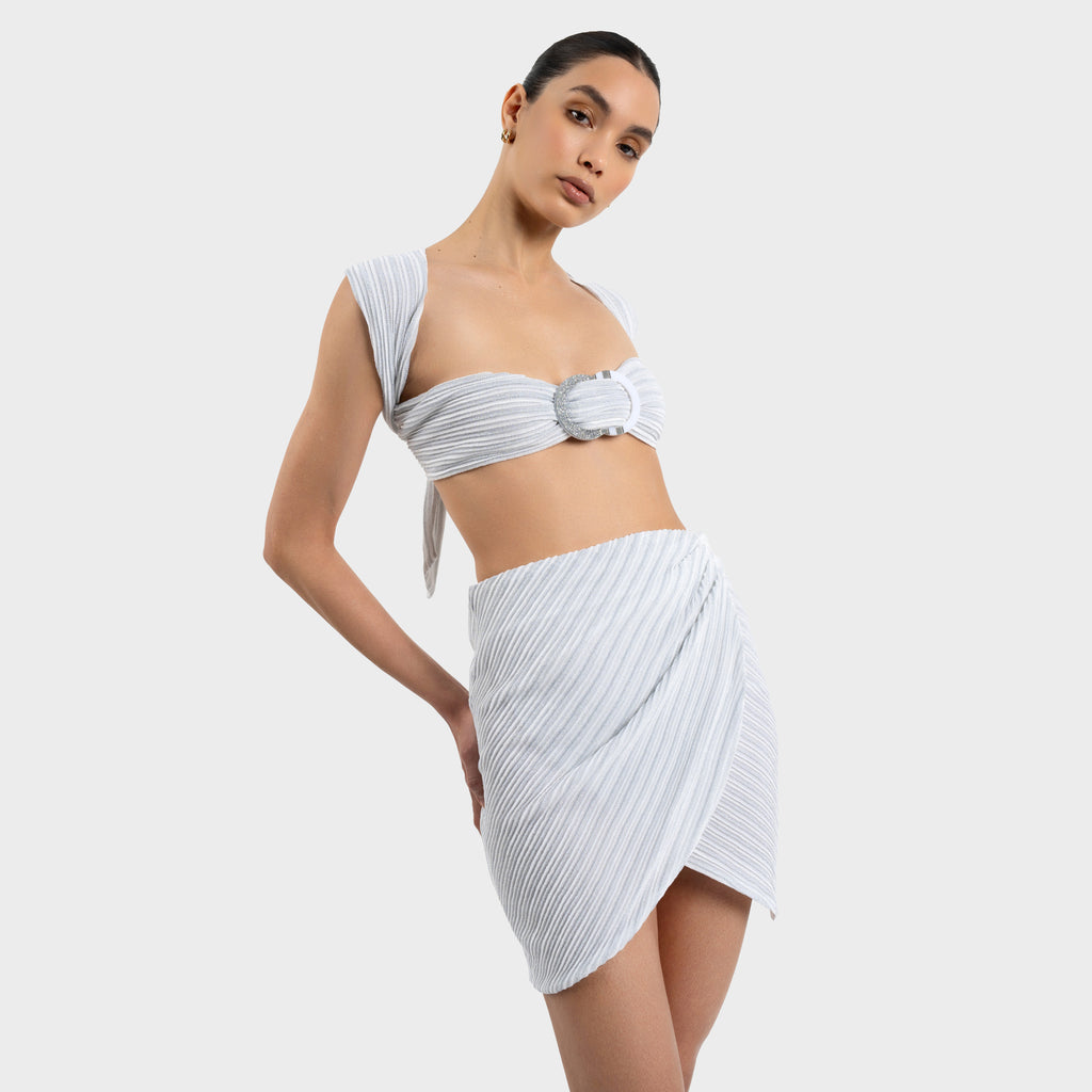 Lila Skirt - Stardust White