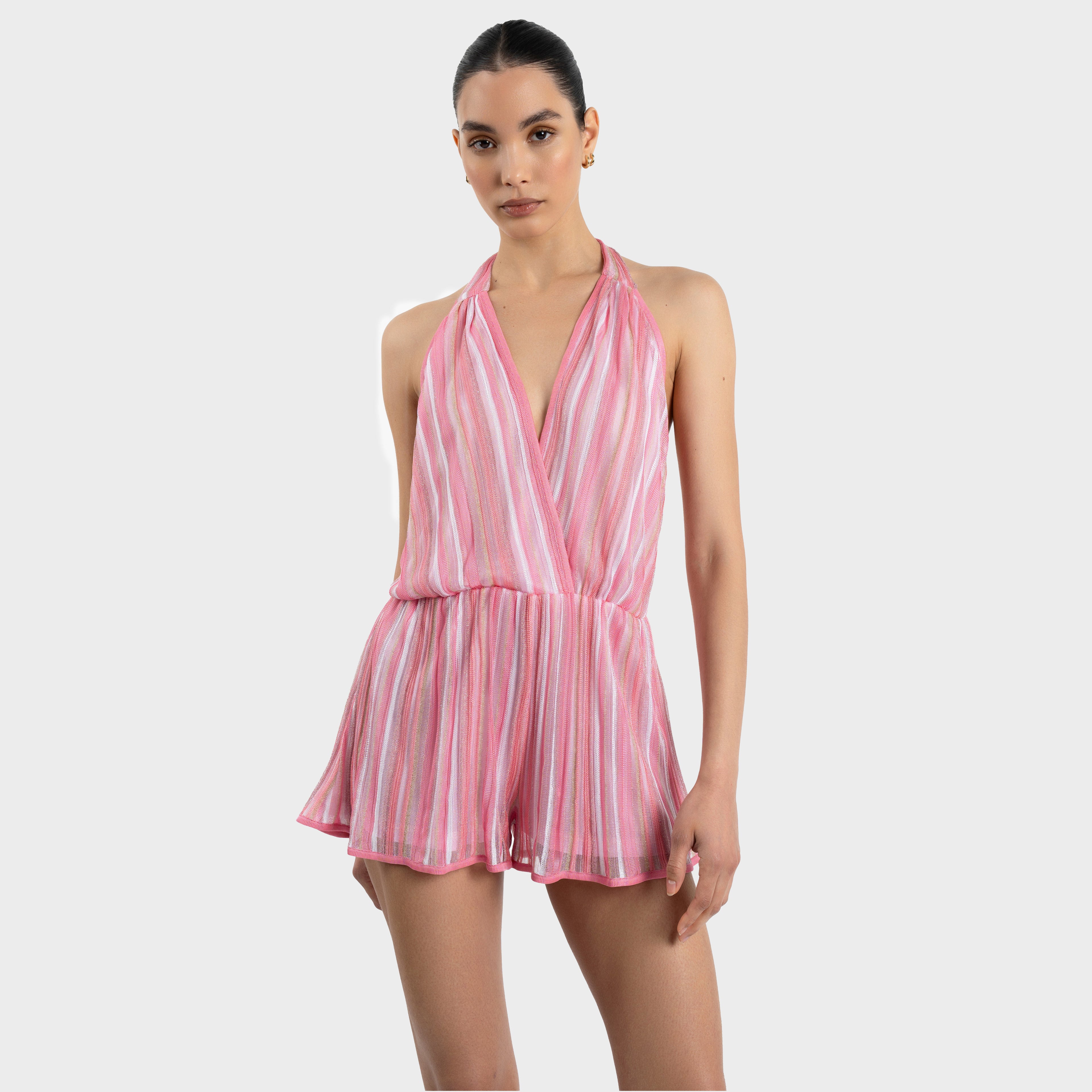 Luna Romper - Summer Pink