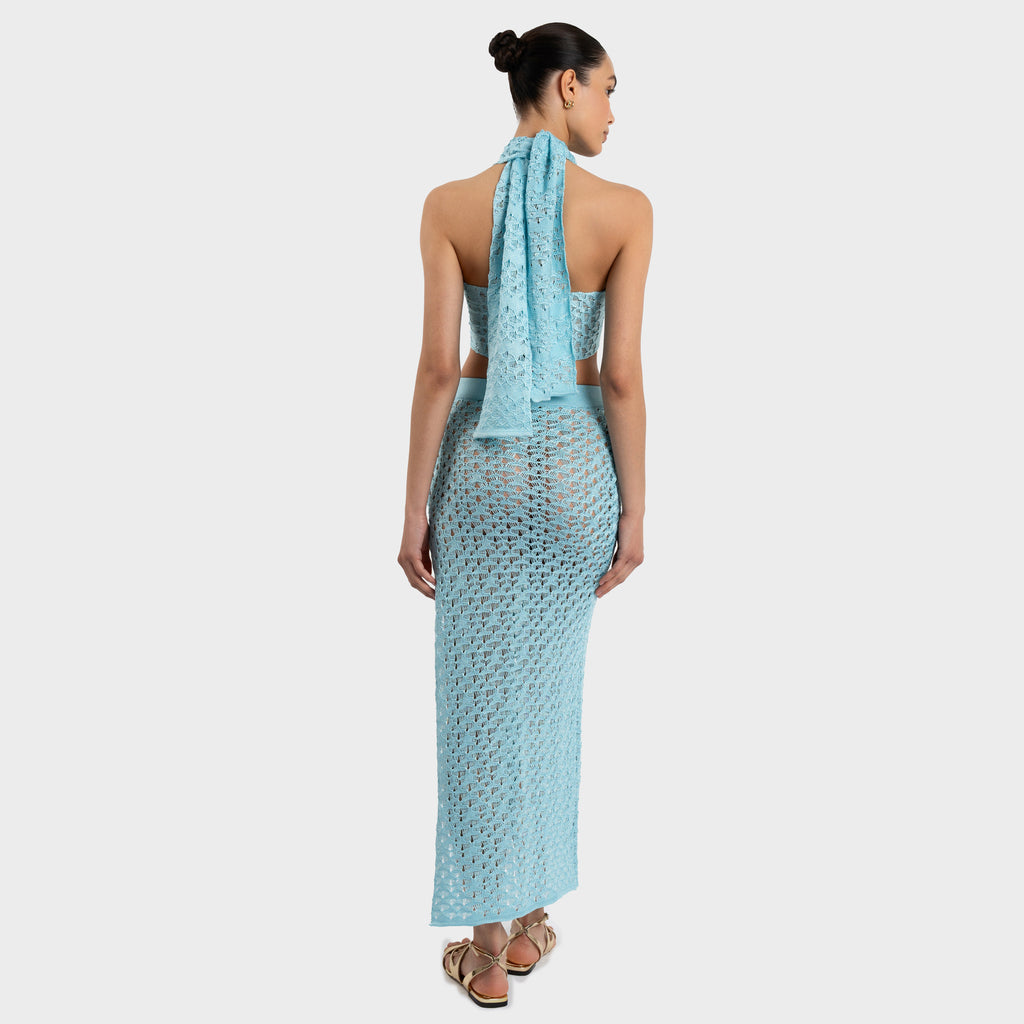 Cleo Skirt - Sky Blue