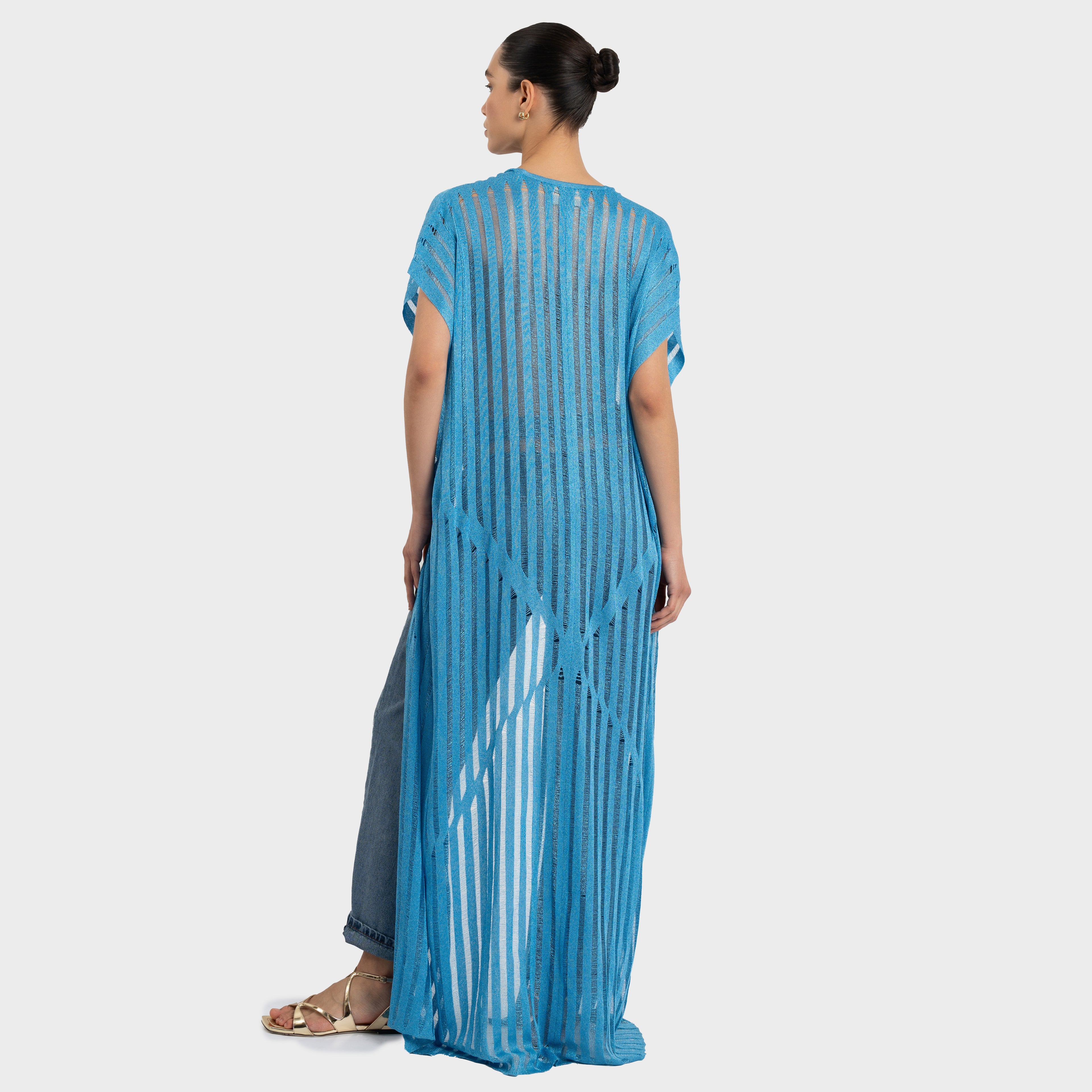 Maruata Long Kaftan - Blue