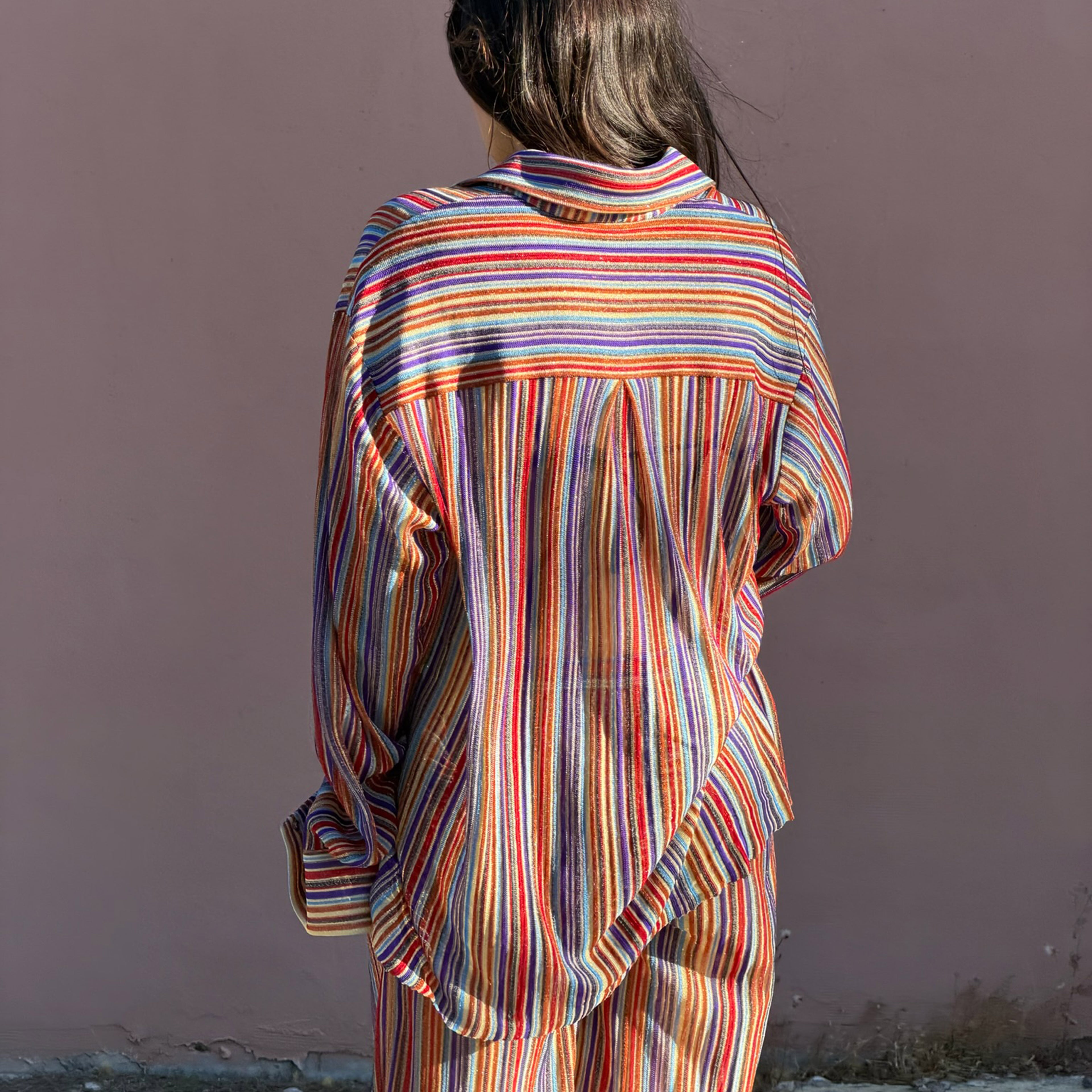 The Iris Shirt in Berry Fig