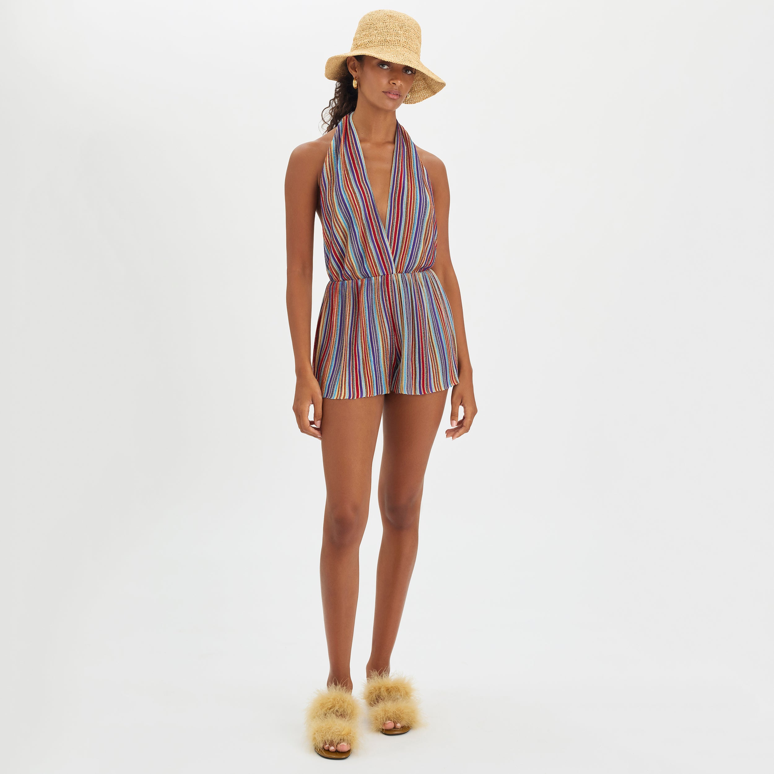 Lia Romper - Berry Fig