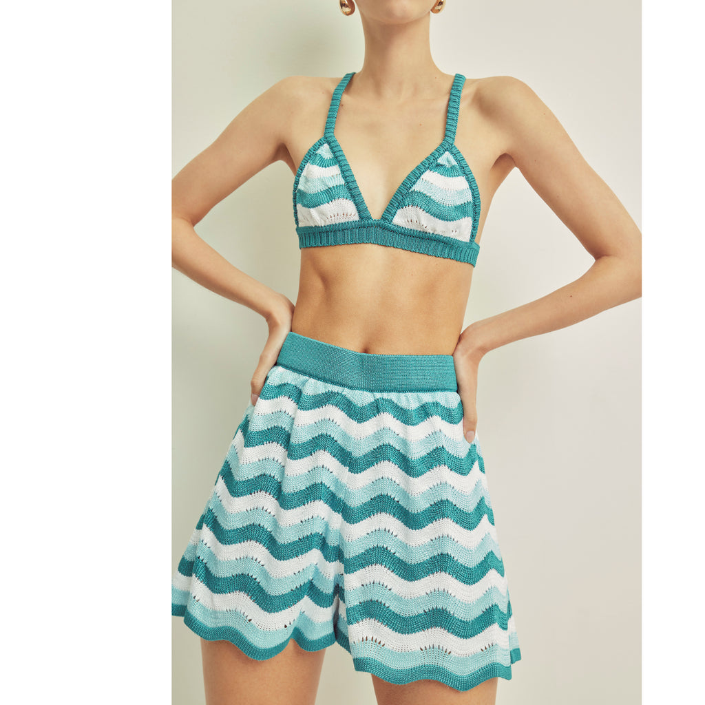 Lisa Bralette - Aqua