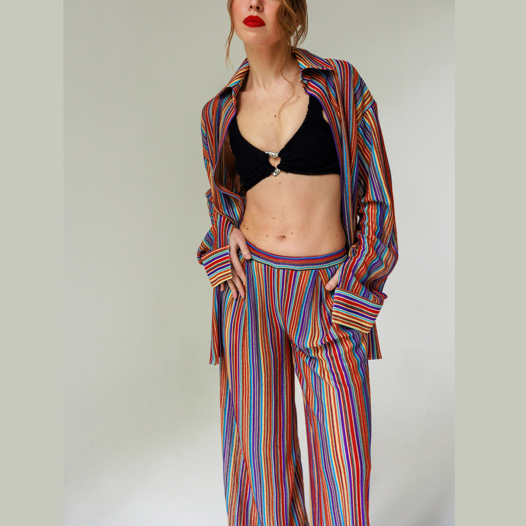 The Iris Pants in Berry Fig