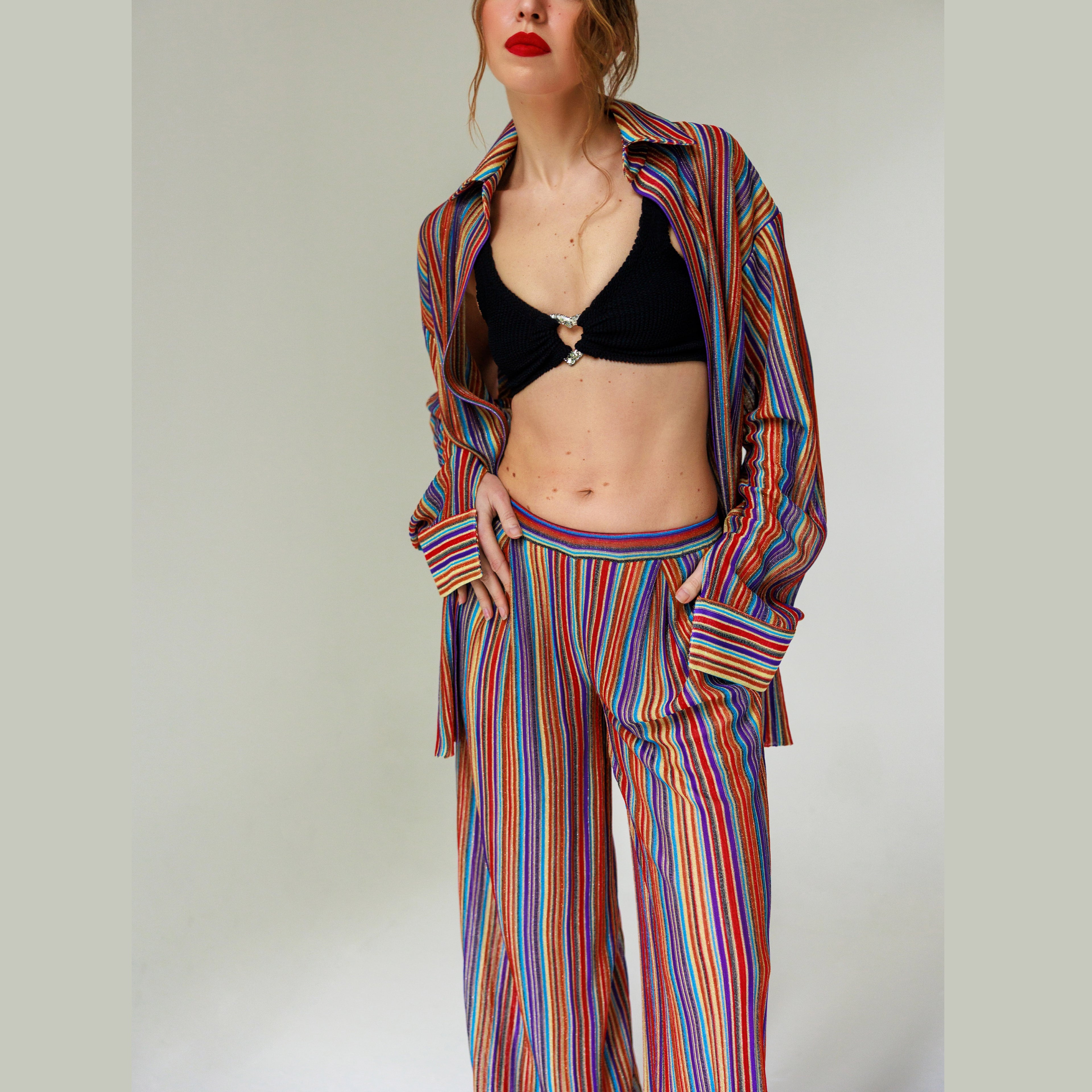 The Iris Pants in Berry Fig