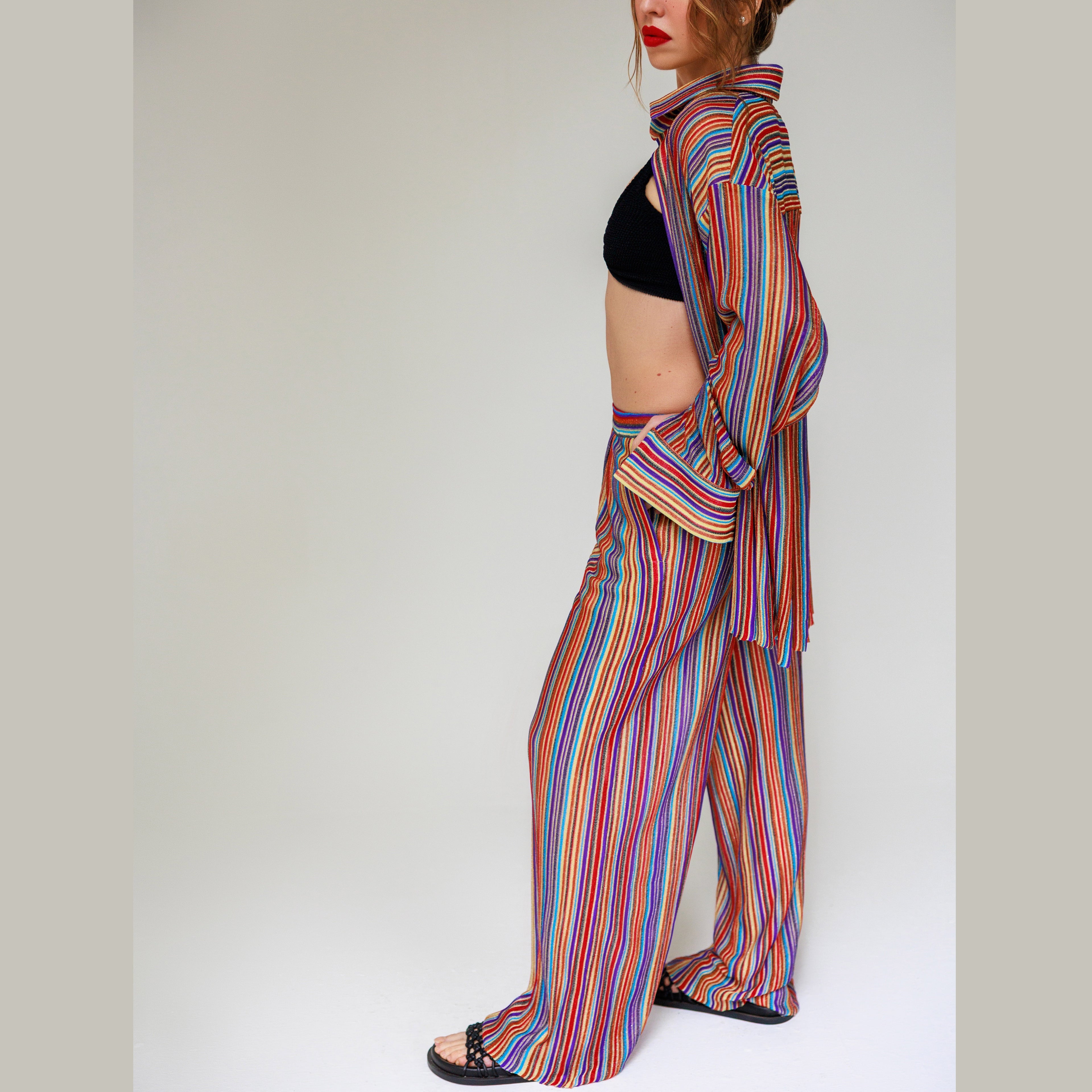 The Iris Pants in Berry Fig