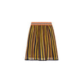 Striped skirt with a colorful waistband on a white background storm skirt navy by kukhareva london