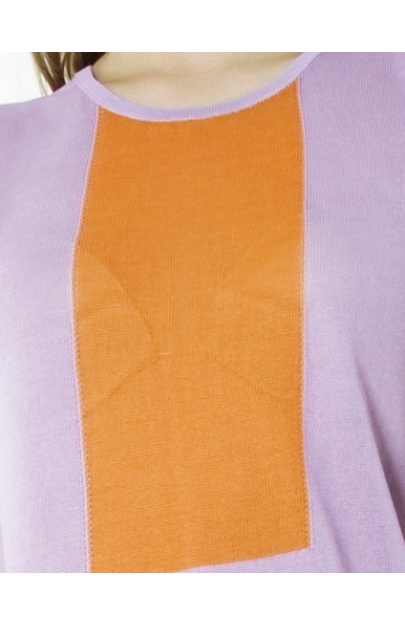 60's Top with Colour Front Panel